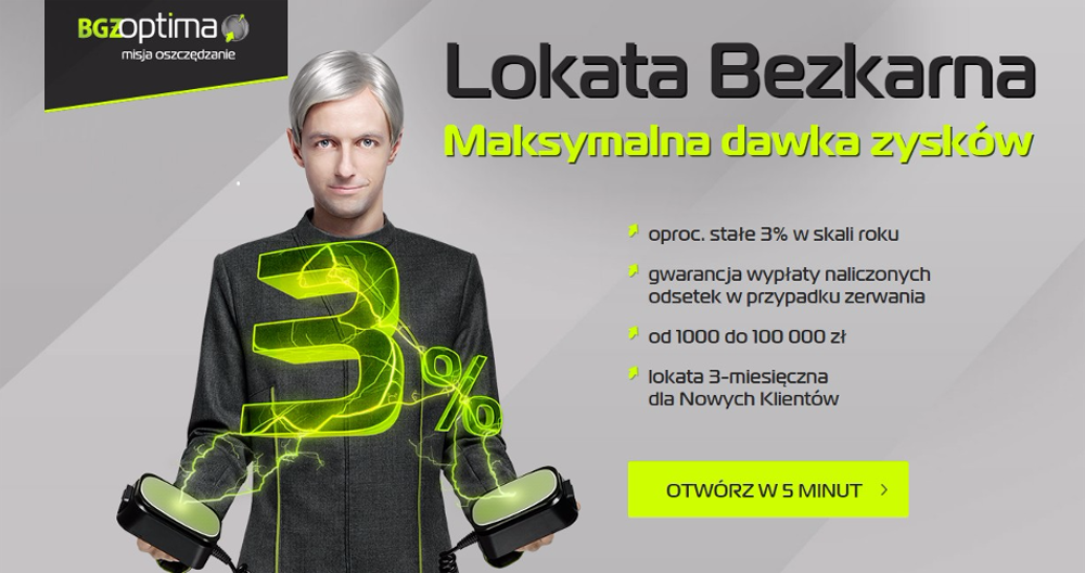 Lokata Bezkarna wniosek