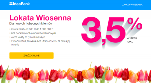 Idea Bank Lokata Wiosenna - start wniosku